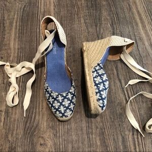 Soludos Lace-Up Wedge